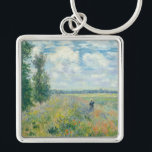 Claude Monet - Poppy Fields near Argenteuil (1875) Key Ring<br><div class="desc">Poppy Fields near Argenteuil - Claude Monet,  Oil on canvas,  1875</div>