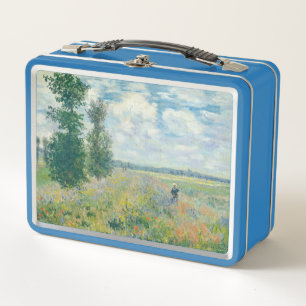 Claude Monet - Poppy Fields near Argenteuil (1875) Metal Lunch Box