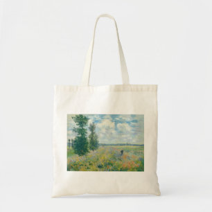 Claude Monet - Poppy Fields near Argenteuil (1875) Tote Bag