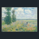 Claude Monet - Poppy Fields near Argenteuil (1875) Wrapping Paper Sheet<br><div class="desc">Poppy Fields near Argenteuil - Claude Monet,  Oil on canvas,  1875</div>