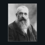 Claude Monet Portrait Photo Postcard<br><div class="desc">Portrait photo of Claude Monet from 1899.</div>