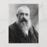 Claude Monet Portrait Photo Postcard<br><div class="desc">Photo portrait of Claude Monet from 1899.</div>