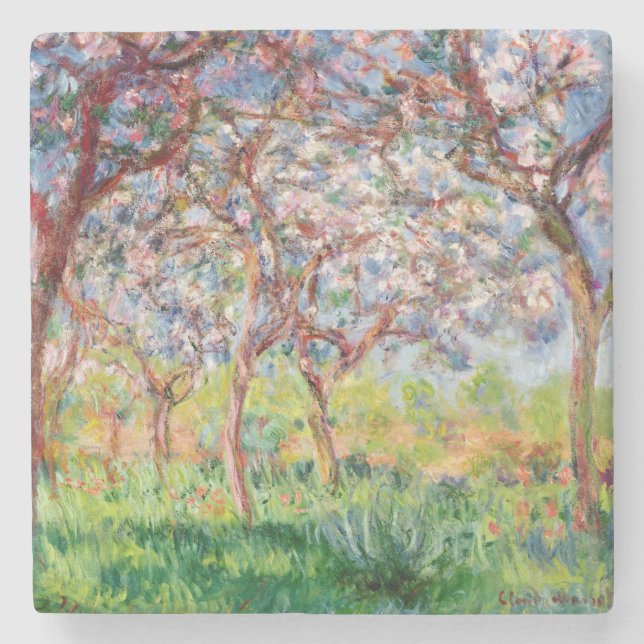 Claude Monet | Printemps a Giverny, 1903 Stone Coaster (Front)