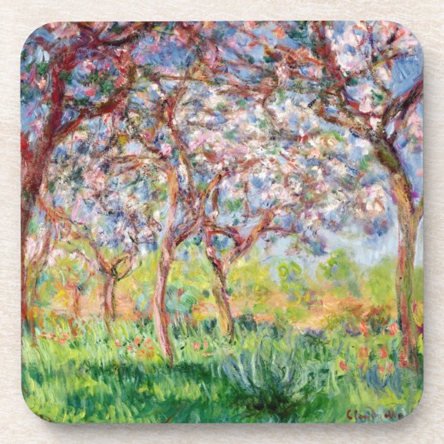 Claude Monet | Printemps a Giverny Coaster (Front)