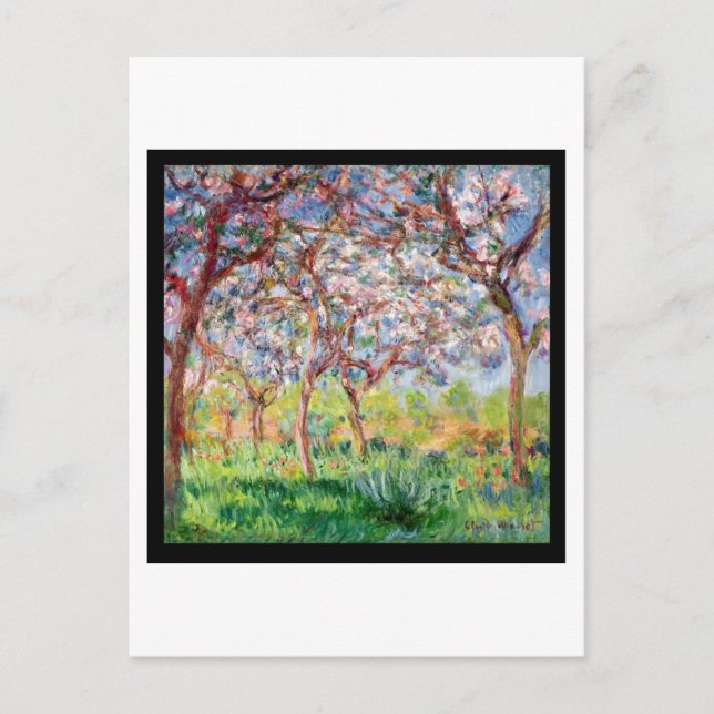 Claude Monet | Printemps a Giverny Postcard (Front)