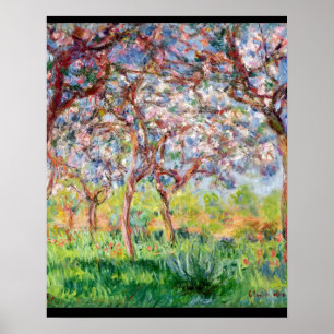Claude Monet Printemps to Giverny Poster