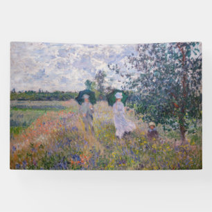 Claude Monet - Promenade near Argenteuil Banner