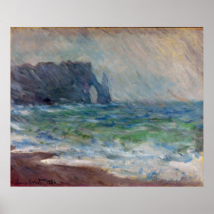 Claude Monet Rainfall Etretat Normandy France Poster