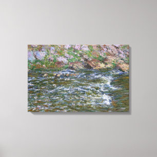 Claude Monet - Rapids on the Petite Creuse Canvas Print
