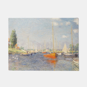 Claude Monet. Red Boats, Argenteuil Doormat