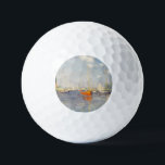 Claude Monet. Red Boats, Argenteuil Golf Balls<br><div class="desc">Claude Monet. Red Boats,  Argenteuil. Reproduction of famous works of art  images in the public domain.</div>