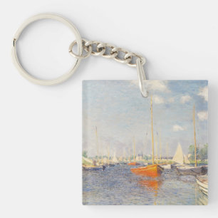 Claude Monet. Red Boats, Argenteuil Key Ring