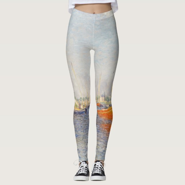 Claude Monet. Red Boats, Argenteuil Leggings (Front)