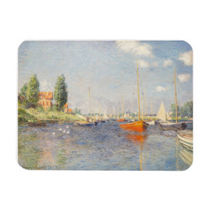 Claude Monet. Red Boats, Argenteuil Magnet