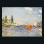Claude Monet. Red Boats, Argenteuil Poster<br><div class="desc">Claude Monet. Red Boats,  Argenteuil. Reproduction of famous works of art  images in the public domain.</div>