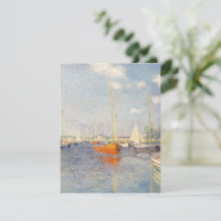 Claude Monet. Red Boats, Argenteuil