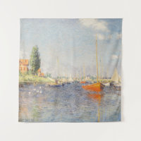 Claude Monet. Red Boats, Argenteuil