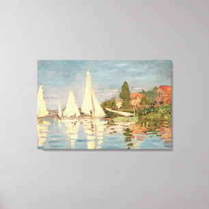Claude Monet Regatta at Argenteuil, c.1872 Canvas Print