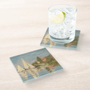 Claude Monet   Regatta at Argenteuil, c.1872 Glass Coaster