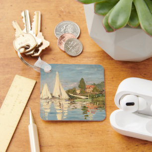 Claude Monet   Regatta at Argenteuil, c.1872 Key Ring