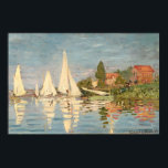 Claude Monet | Regatta at Argenteuil, c.1872 Poster<br><div class="desc">Regatta at Argenteuil,  c.1872 | by Claude Monet | Art Location: Musee d'Orsay,  Paris,  France | French Artist | Image Collection Number: XIR66050</div>