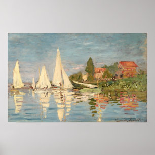 Claude Monet   Regatta at Argenteuil Poster