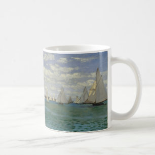 Claude Monet   Regatta at Sainte-Adresse Coffee Mug