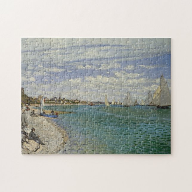 Claude Monet | Regatta at Sainte-Adresse Jigsaw Puzzle (Horizontal)