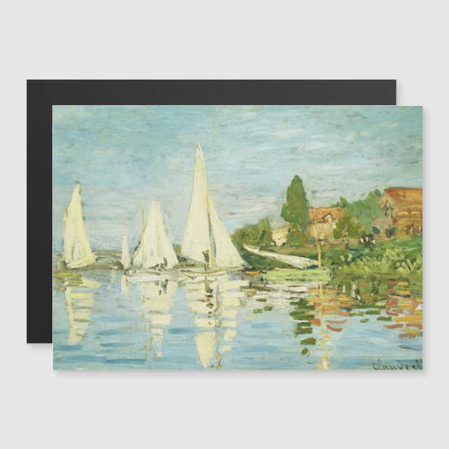 Claude Monet. Regattas at Argenteuil (Front/Back)