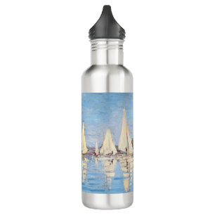 Claude Monet - Regattas at Argenteuil 710 Ml Water Bottle