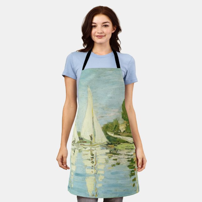 Claude Monet. Regattas at Argenteuil     Apron (Worn)