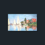 Claude Monet - Regattas at Argenteuil Canvas Print<br><div class="desc">Regattas at Argenteuil,  Regates a Argenteuil. By Claude Monet in 1872.</div>
