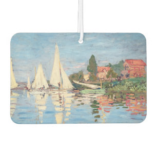 Claude Monet - Regattas at Argenteuil Car Air Freshener