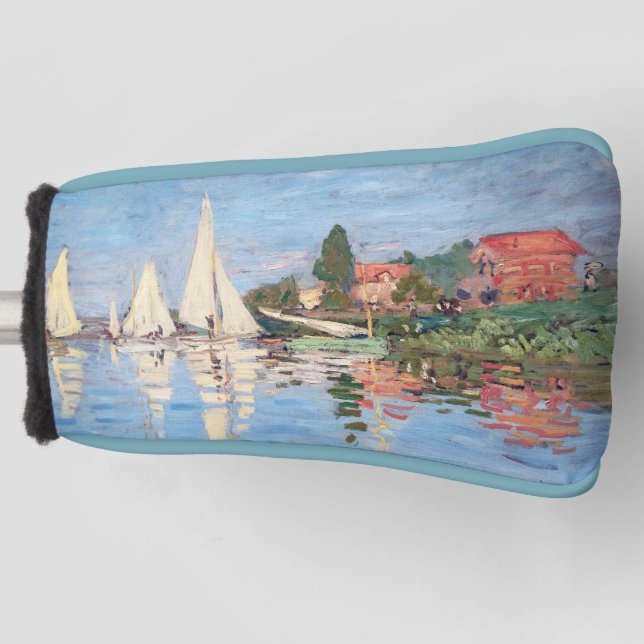 Claude Monet - Regattas at Argenteuil Golf Head Cover (Front)
