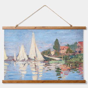 Claude Monet - Regattas at Argenteuil Hanging Tapestry