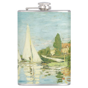 Claude Monet. Regattas at Argenteuil      Hip Flask