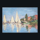 Claude Monet - Regattas at Argenteuil Invitation<br><div class="desc">Regattas at Argenteuil,  Regates a Argenteuil. By Claude Monet in 1872.</div>