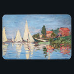 Claude Monet - Regattas at Argenteuil Magnet<br><div class="desc">Regattas at Argenteuil,  Regates at Argenteuil. By Claude Monet in 1872.</div>