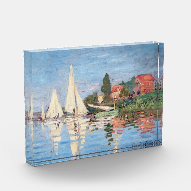 Claude Monet - Regattas at Argenteuil Photo Block (Left)
