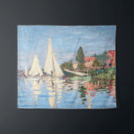 Claude Monet - Regattas at Argenteuil Tapestry<br><div class="desc">Regattas at Argenteuil,  Regates a Argenteuil. By Claude Monet in 1872.</div>