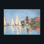 Claude Monet - Regattas at Argenteuil Thank You Card<br><div class="desc">Regattas at Argenteuil,  Regates a Argenteuil. By Claude Monet in 1872.</div>