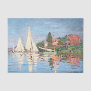 Claude Monet - Regattas at Argenteuil Tissue Paper