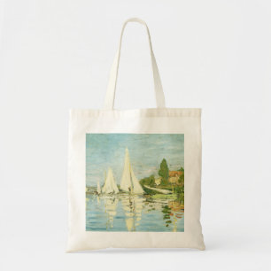 Claude Monet. Regattas at Argenteuil Tote Bag