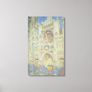 Claude Monet   Rouen Cathedral at Sunset, 1894 Canvas Print