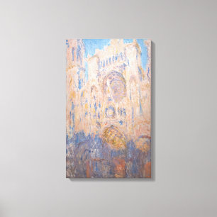 Claude Monet - Rouen Cathedral at sunset Canvas Print