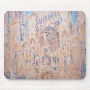 Claude Monet - Rouen Cathedral at sunset Mouse Mat