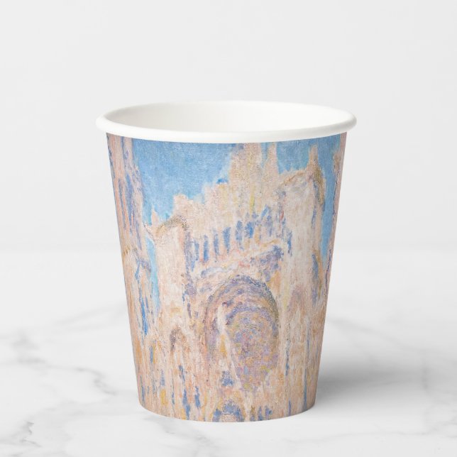 Claude Monet - Rouen Cathedral at sunset Paper Cups (Front)