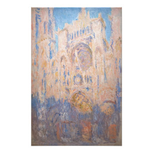 Claude Monet - Rouen Cathedral at sunset Photo Print
