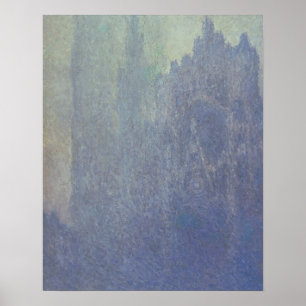 Claude Monet   Rouen Cathedral, Foggy Weather Poster