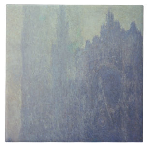 Claude Monet   Rouen Cathedral, Foggy Weather Tile